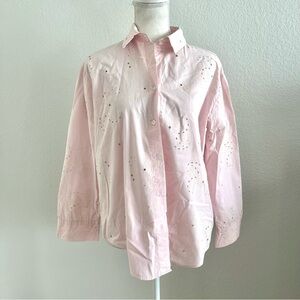 Pink Button-Up Shirt